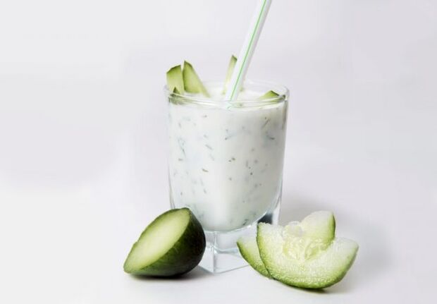 Régime concombre et kéfir