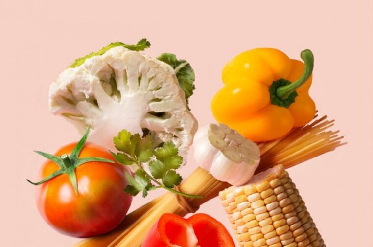 Régime italien avec légumes et fruits pour perdre du poids.