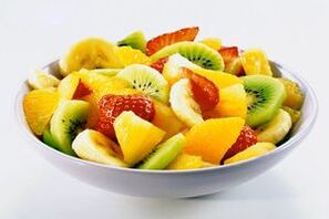 Fruits pour une bonne nutrition et une perte de poids. 