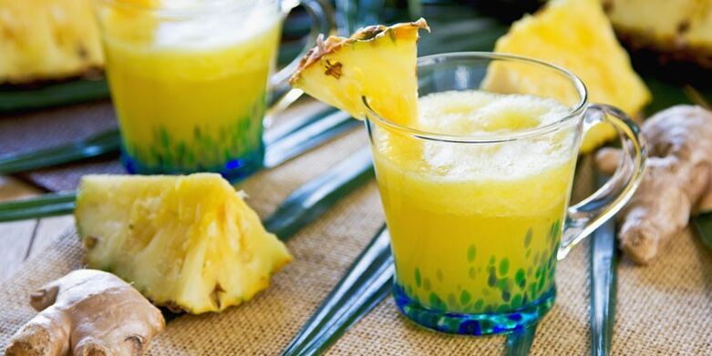 smoothie à l'ananas pour maigrir